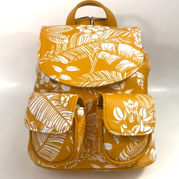 wild fable Handbags - Wild Fable mini backpack, gold and white, NWT